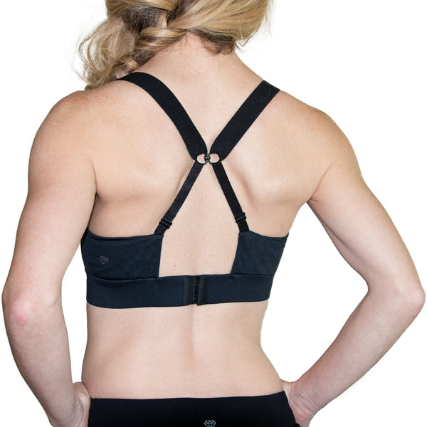 Fit For Barre Adjustable Sports Bra with criss cross back.