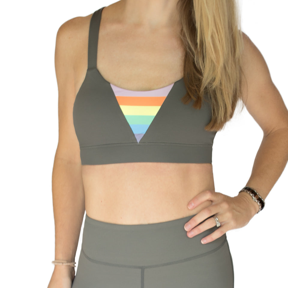 Barre Rainbow Sports Bra – Fit For Barre